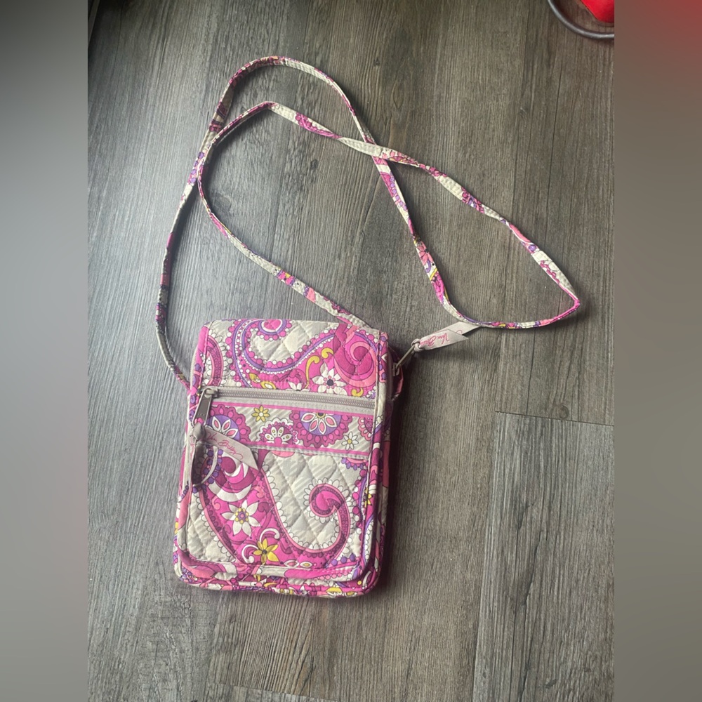 Quilted Vera Bradley small Crossbody Bag Retired Print